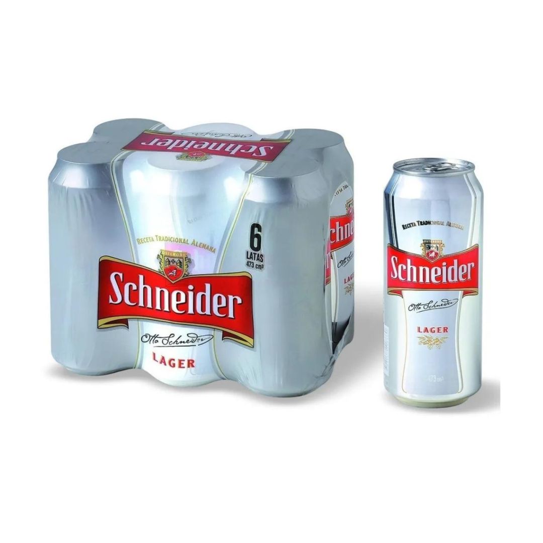 Cerveza SCHNEIDER LATA x473cc x6un