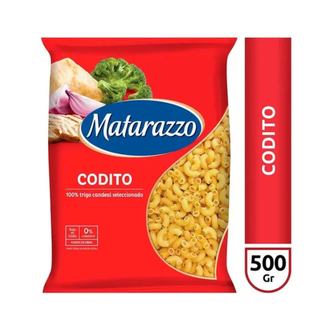 Fideos MATARAZZO Codito x500grs (15)