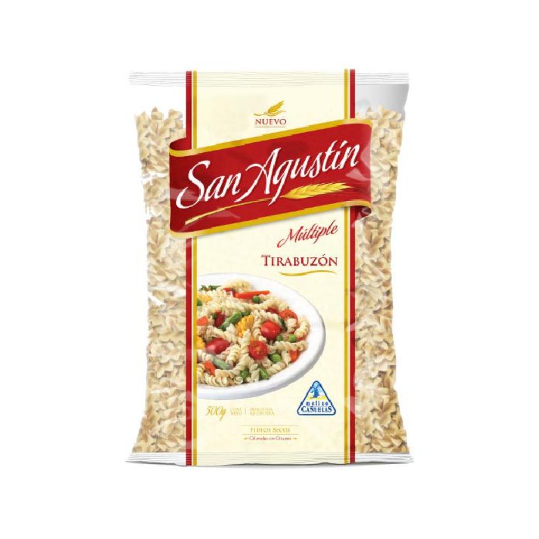 Fideos SAN AGUSTIN tirabuzon x500g (12)