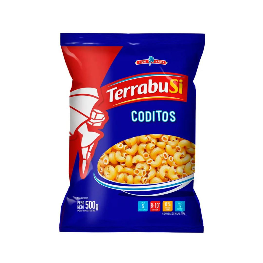 Fideos TERRABUSI Codito x500grs (15)