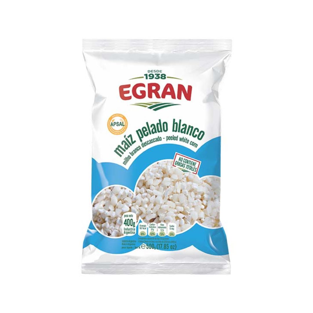 Maiz EGRAN pelado blanco x400grs (10)