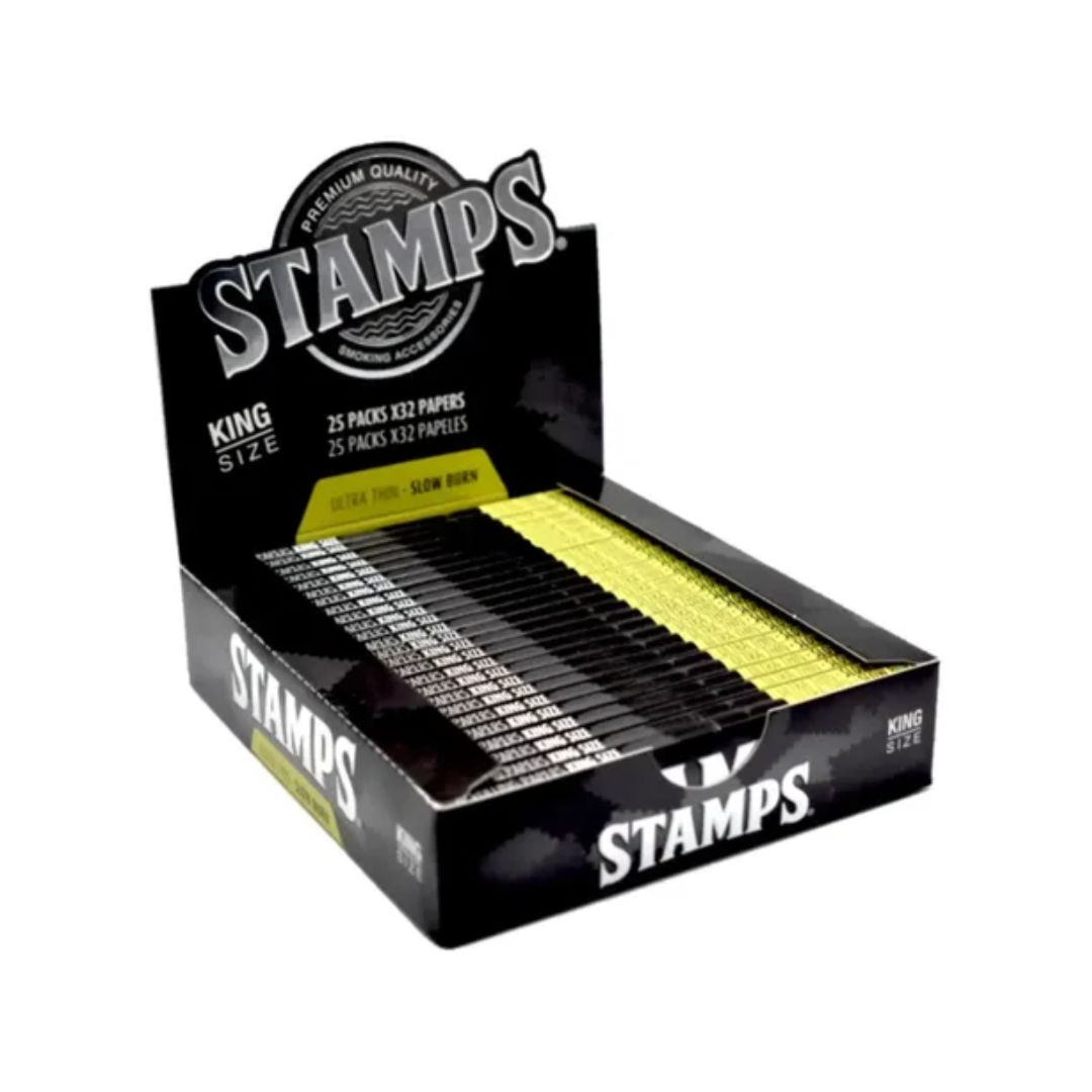 Papel de Fumar STAMP BLACK X25