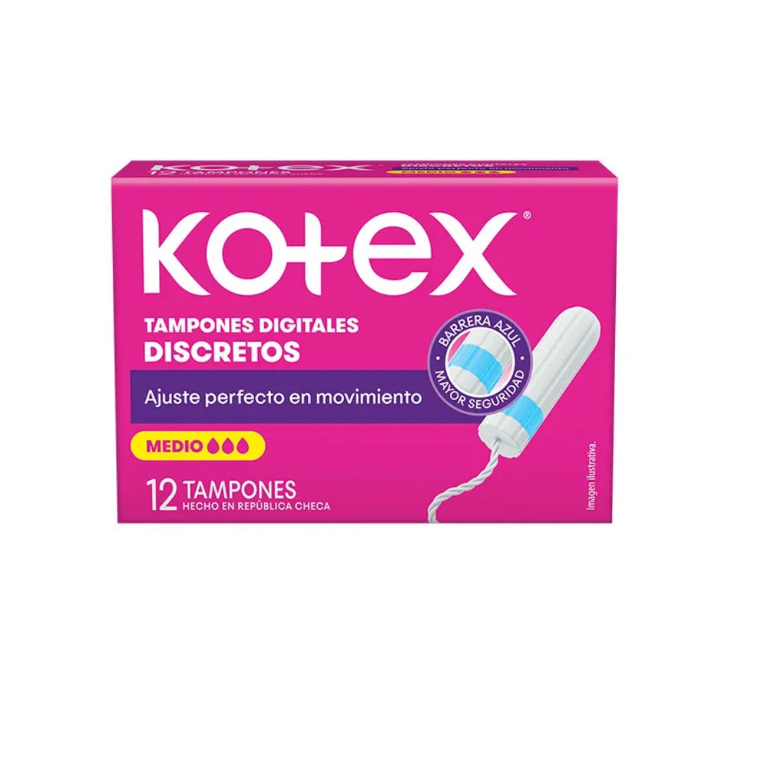Tampones KOTEX medio x12 (16)