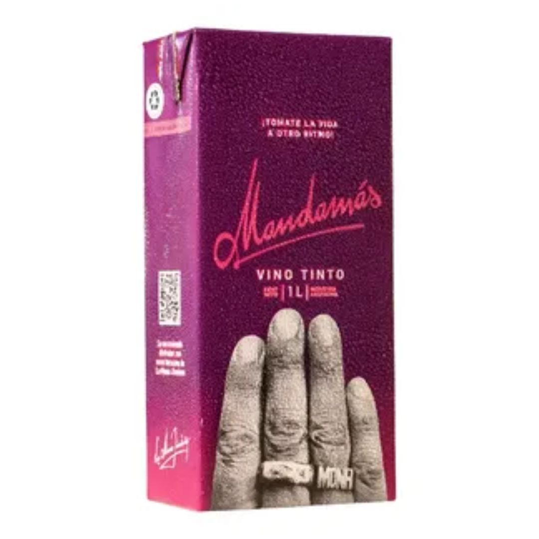 Vino MANDAMAS tetra Tinto x1lt (12)
