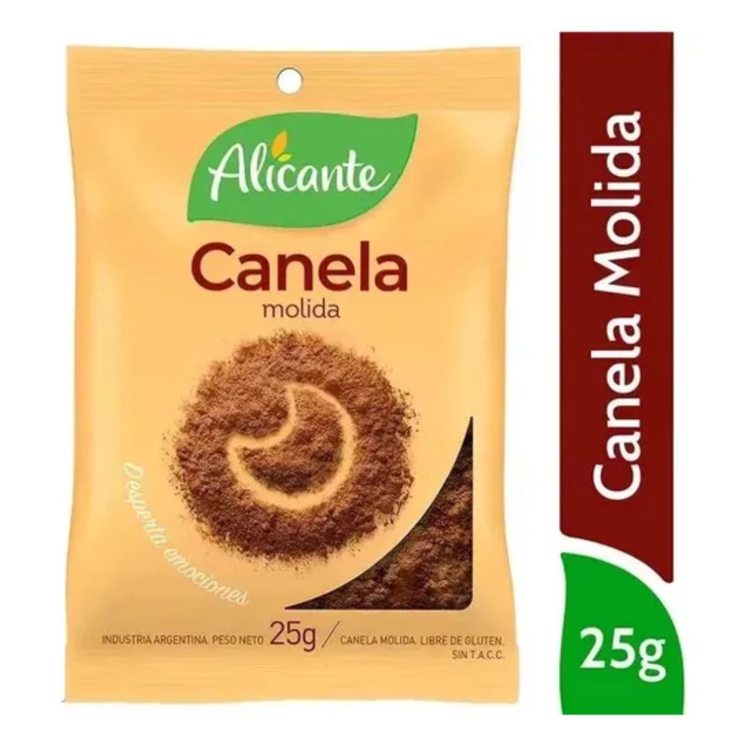 Condimento canela molida ALICANTE x25grs (12)