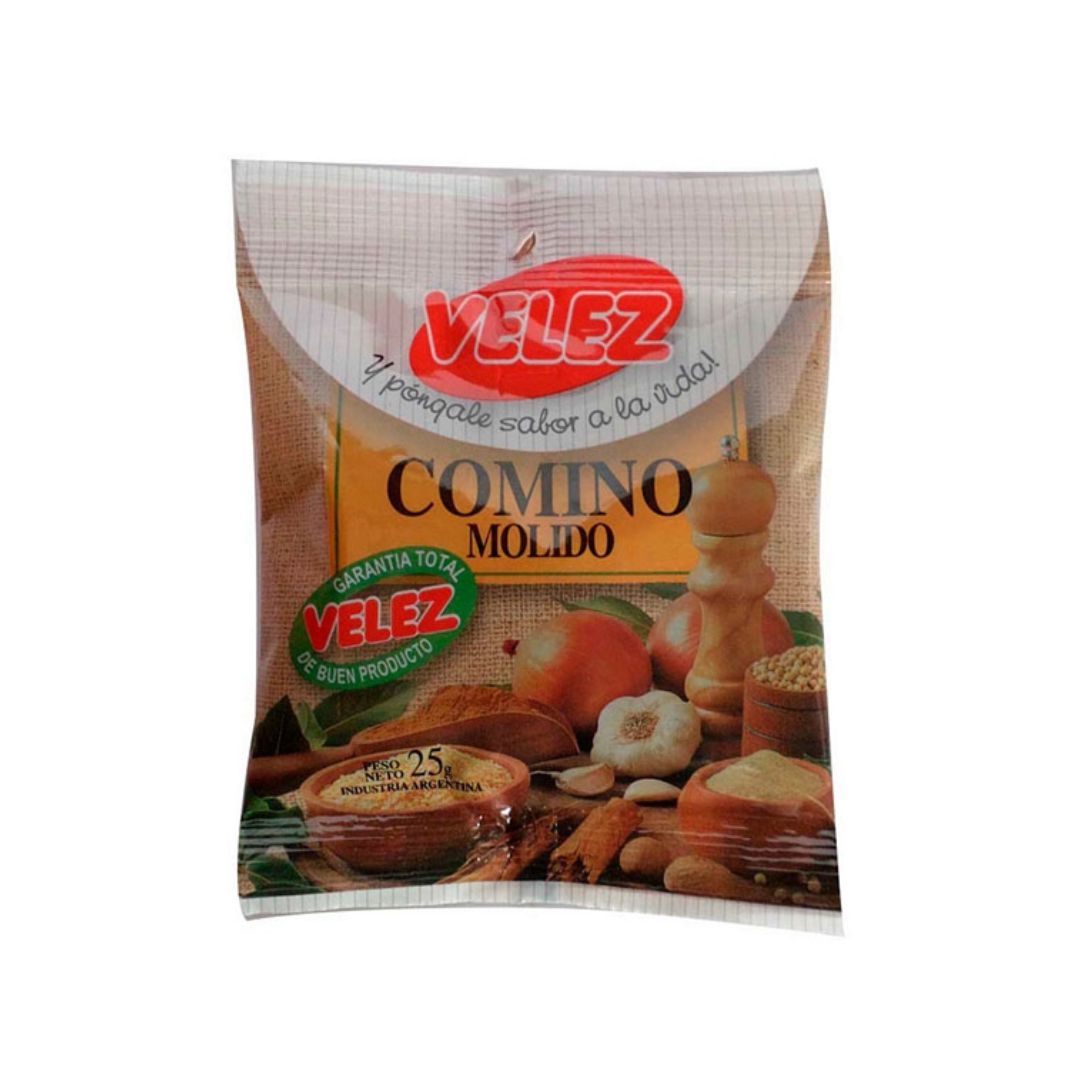 Condimento comino molido VELEZ x25grs (10)