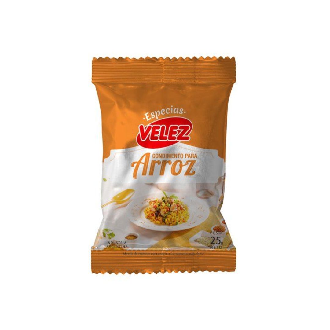 Condimento p/arroz VELEZ x25grs (10)