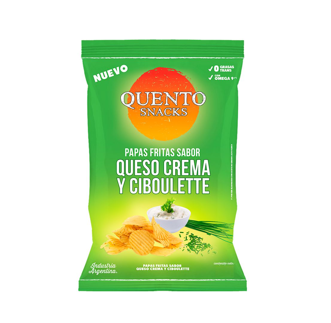 Papas QUENTO crema y cebolla x45grs (54)