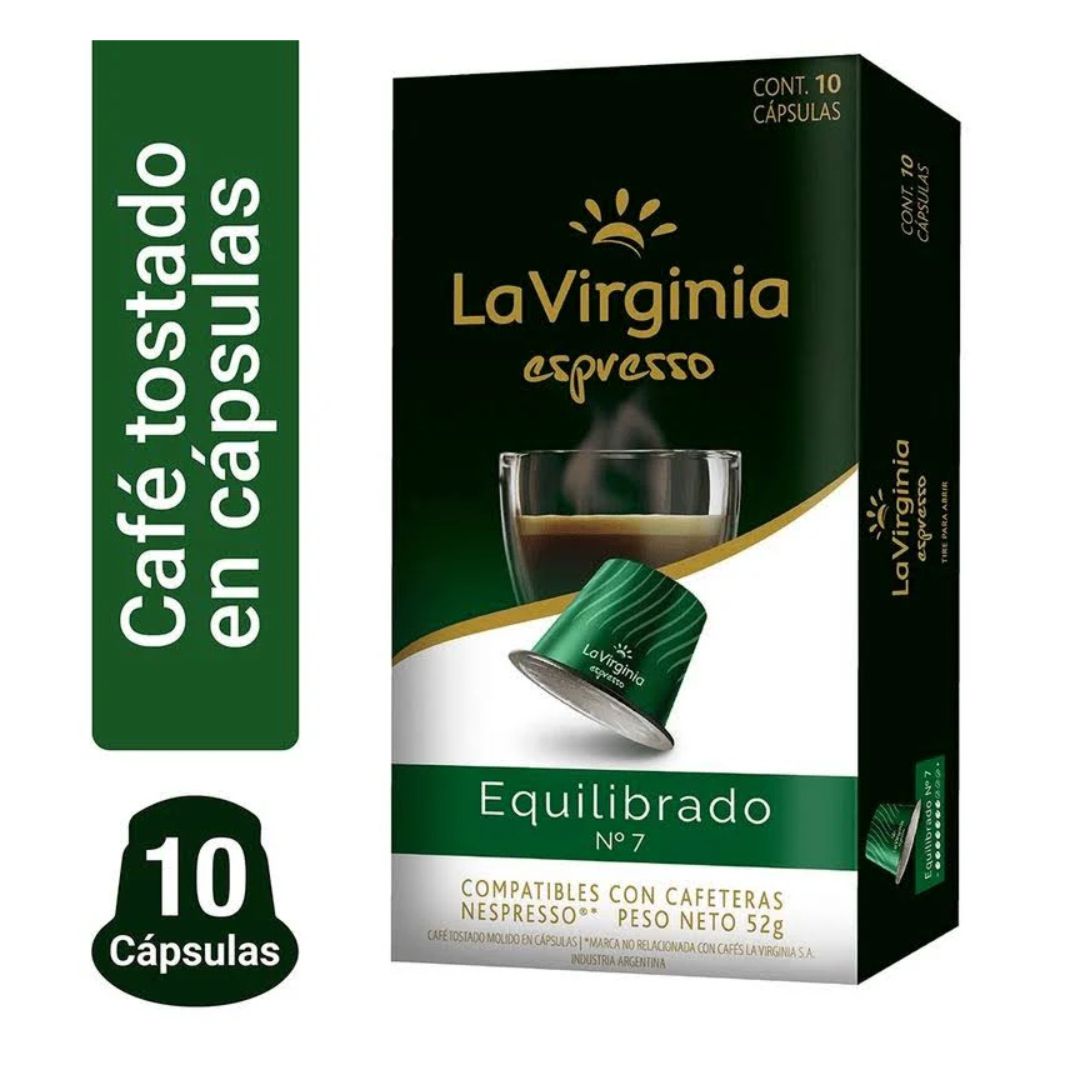 Cafe LA VIRGINIA capsulas x5.2gr x10un (12)