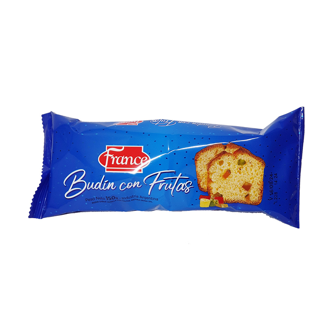 Budin FRANCE c/fruta x150grs (18)