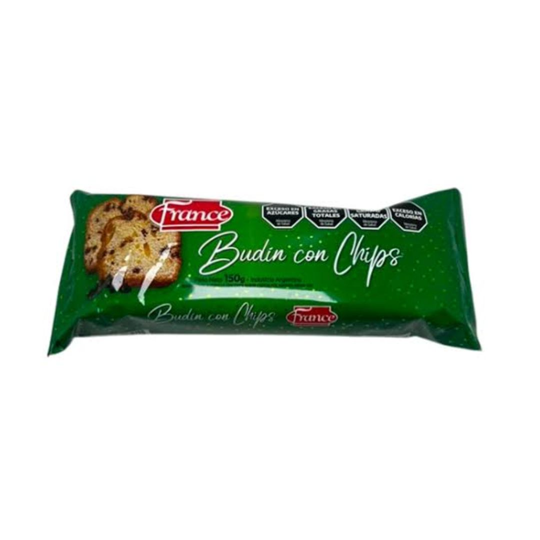 Budin FRANCE c/chip de chocolate x150grs (18)