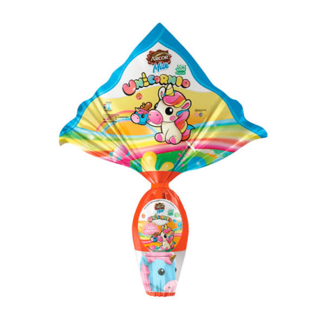 Huevo de pascua ARCOR MILK unicornio x140grs (12)