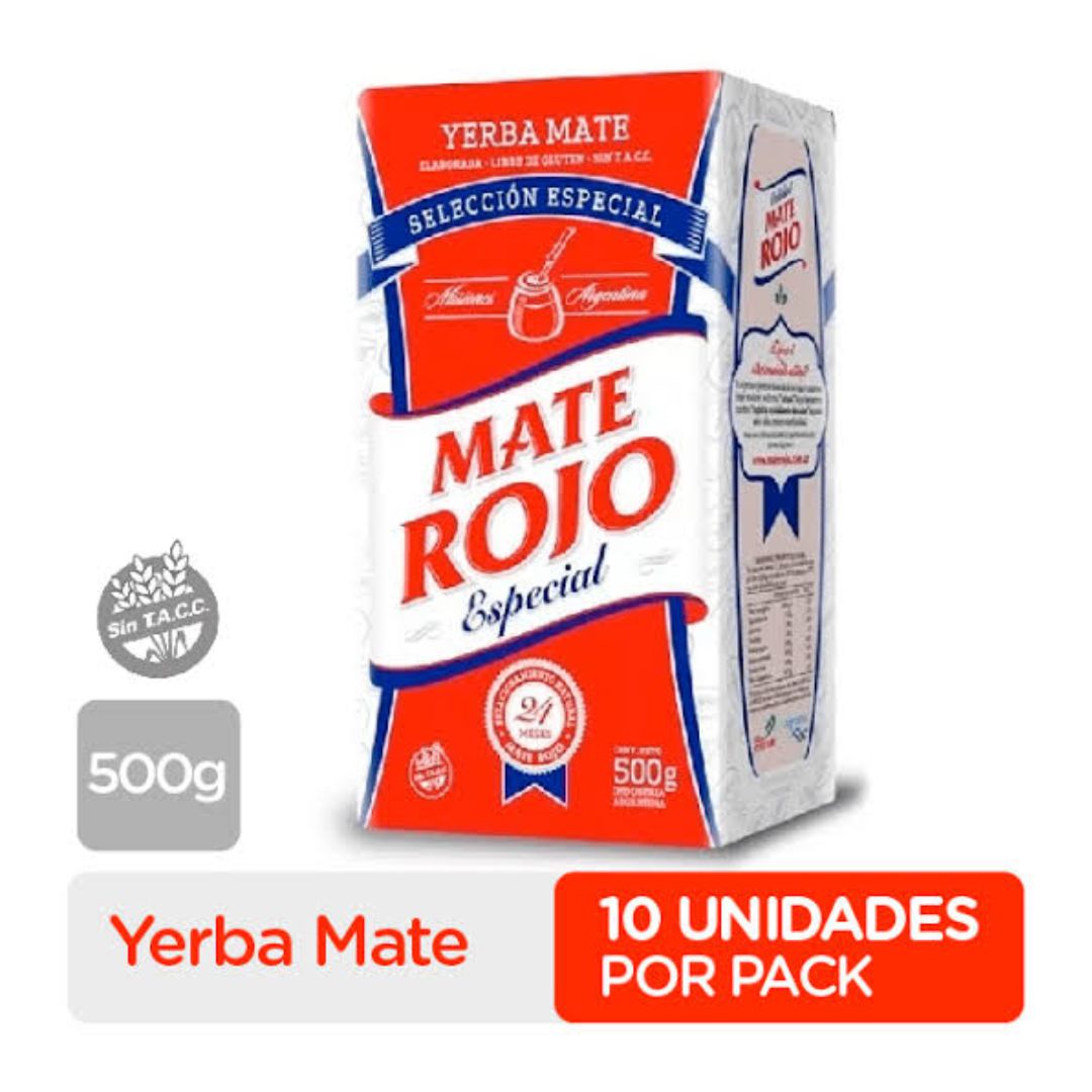 Yerba MATE ROJO Especial x500 (10)