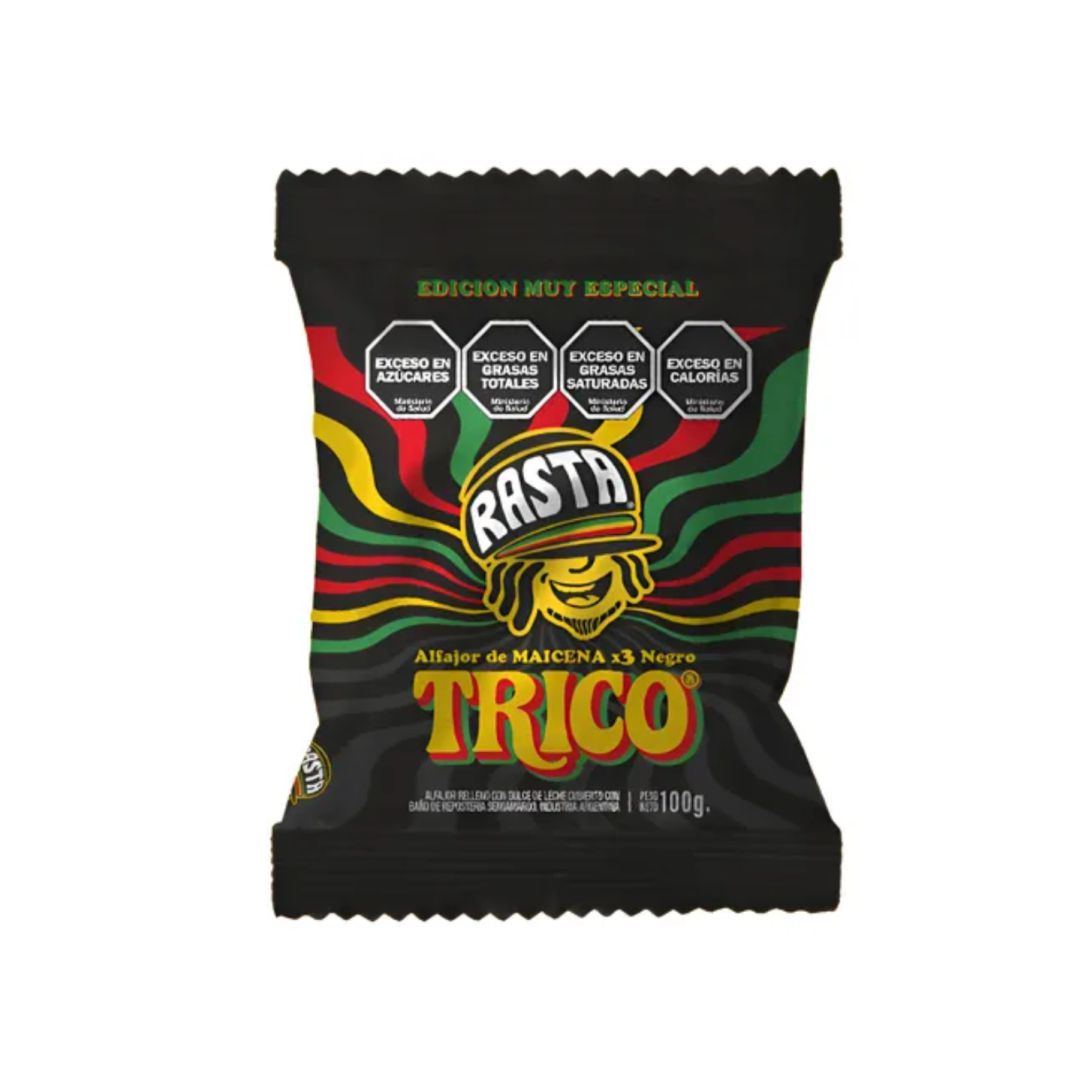 Alfajor RASTA TRICO triple x100 grs (14)