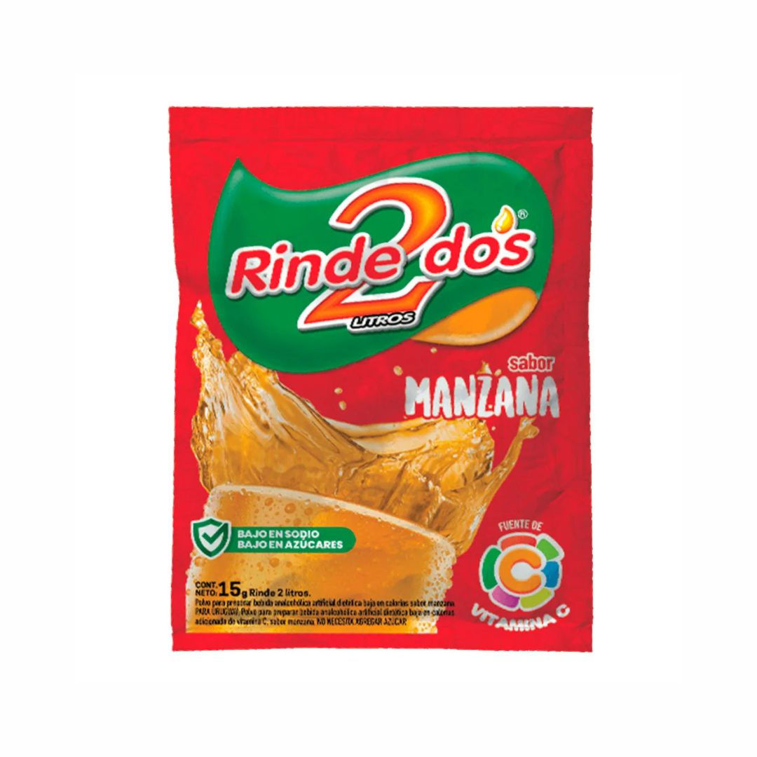 Jugo RINDE DOS manzana x10un (24)