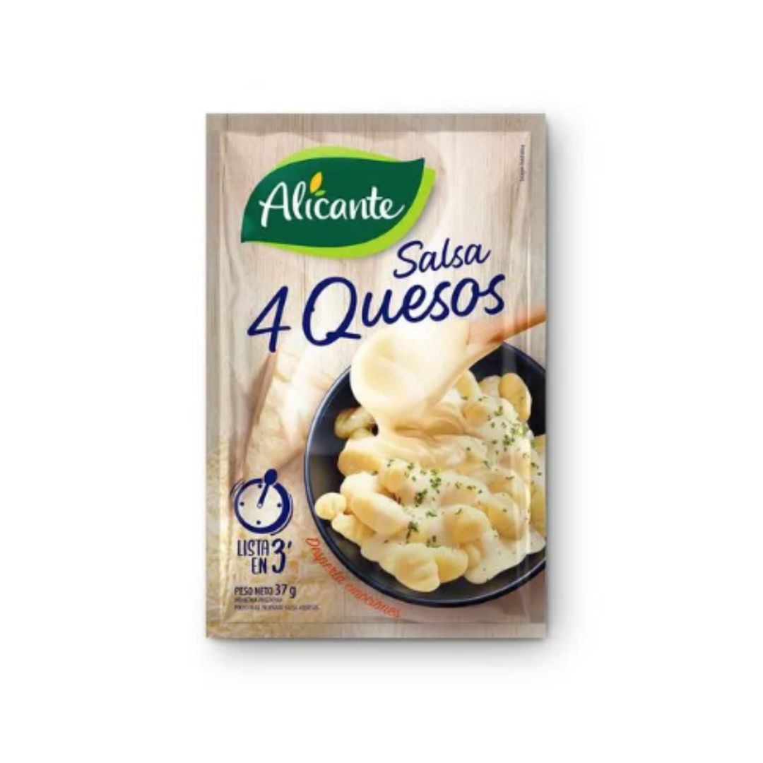 Condimento salsa 4 quesos ALICANTE x37grs (12)
