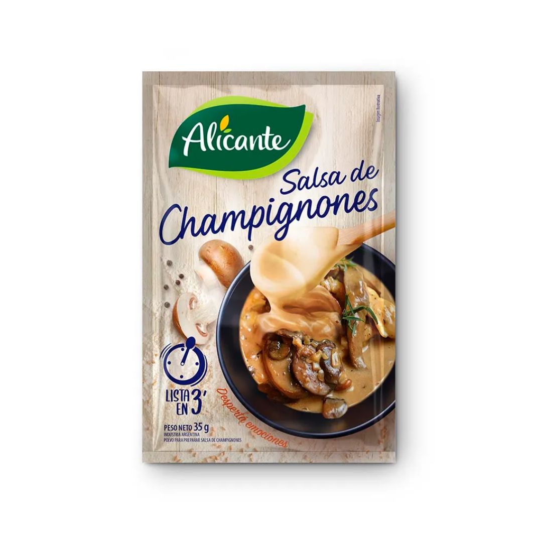 Condimento salsa champignon ALICANTE x35grs (8)