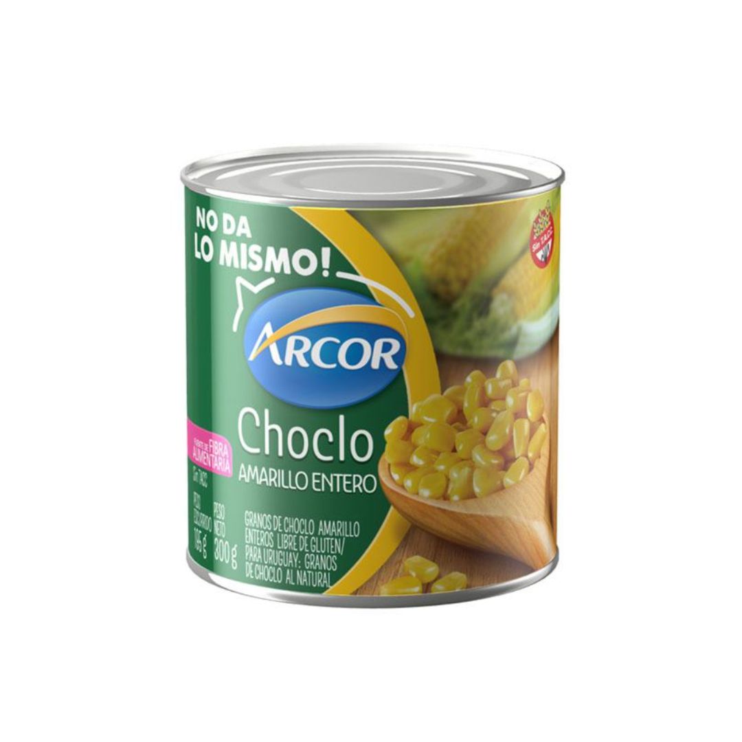 Choclo grano amarillo ARCOR x300grs (24)
