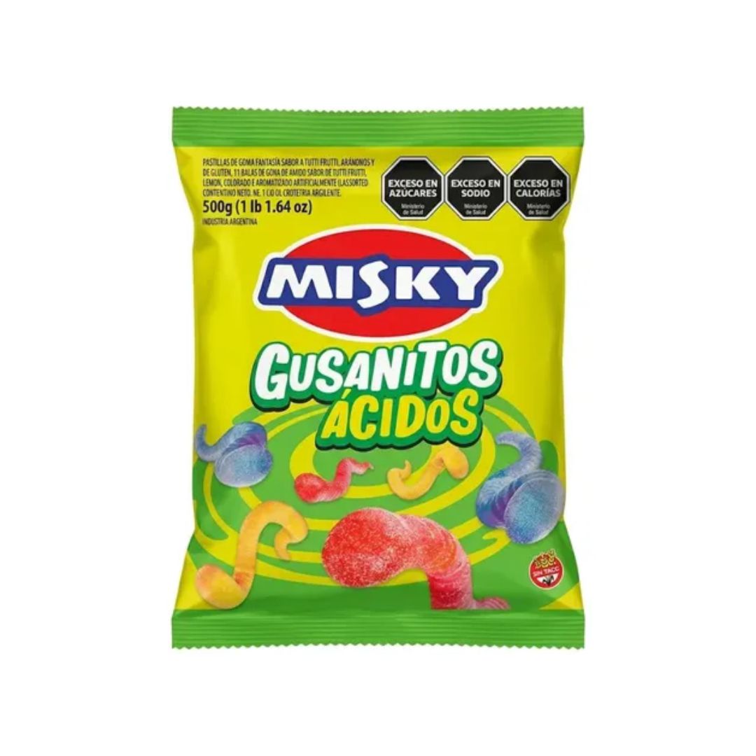 gomas MISKY gusano acido x500grs (6)