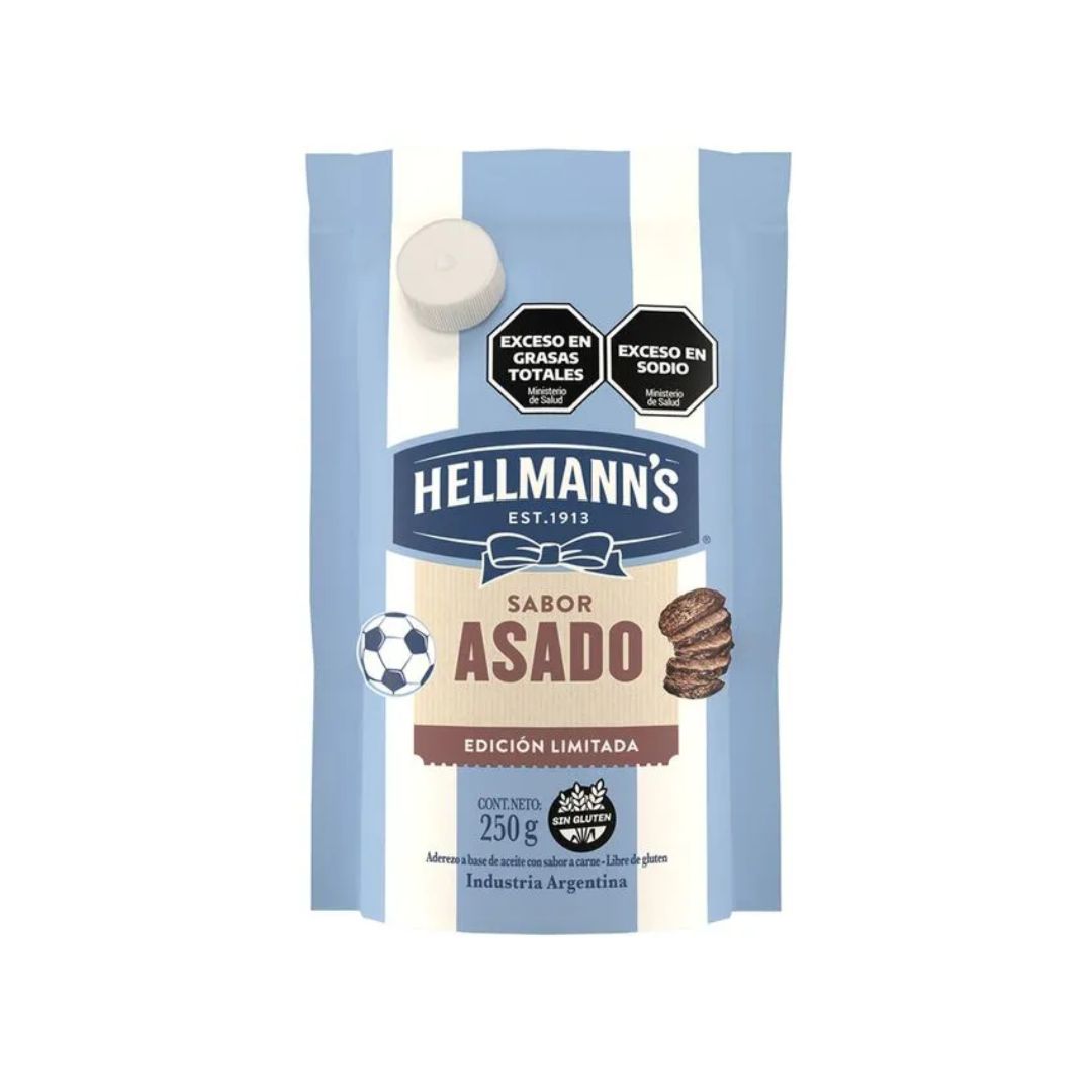 Mayonesa HELLMANS asado x250gr (24)